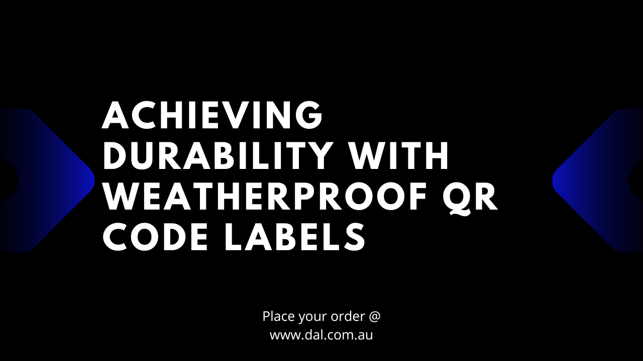 Weatherproof QR Code Labels