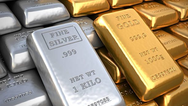 Gold and silver bullion.